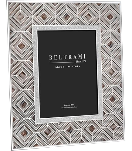 zep srl Cornice SAVONA da Tavolo in Silver Plated per foto 20x25, Posizionabile Orizzontalmente. Placcata Argento. Made in Italy