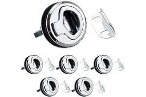 GDWD Pull Lock, Latch Flush Hatch Locker, Pull Lift Hatch Fallenschloss, Möbelschlosser Verriegelung Möbelgriff, Push Lock Schloss für Wohnmobil Camper Camping Boot Wohnwagen Schrank Cabinet