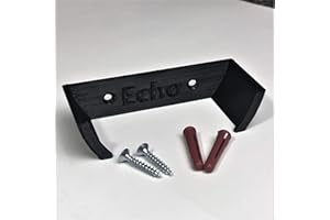 3D CABIN Echo Dot - Supporto da parete 3a generazione, colore: Nero