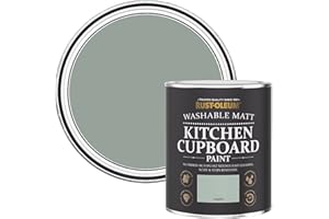 Rust-Oleum Green Kitchen Cupboard Paint in Matt Finish - Leaplish 750ml