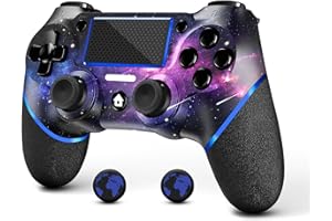 AceGamer Controlador Inalámbrico para Ps4, Controlador De Juego Compatible con Ps4/Pro/Slim/Pc, con Turbobotón/Botón Trasero/