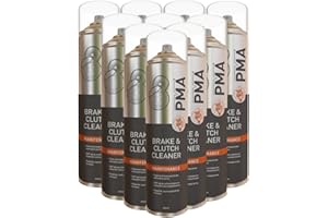 BYUP (PACK OF 4) PMA Trade Quality Brake & Clutch Cleaner Large 600ml Tin - solvent cleaner degreaser