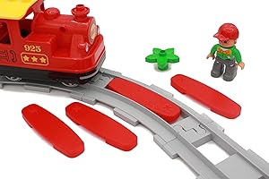 TRACKSCREATIONS 4 Briques d'action Stop pour Train compatibles Duplo
