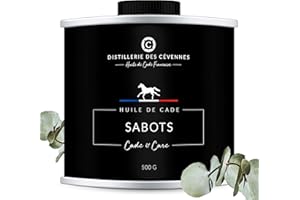 Distillerie des Cévennes - Huile de Cade pour Chevaux - Soin des Sabots - 500g - La Seule Huile 100% Fabriquée et Distillée en France