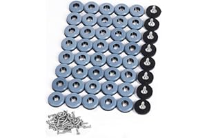 SHINTOP Furniture Gliders, 48pcs Teflon Easy Moving Sliders with Screw Floor Protector for Tiled, Laminate, Hardwood Floors(Round)