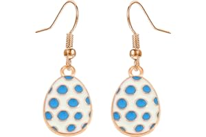 Charm Buddy Easter Chick Easter Egg Novelty Dangly Earrings with Gift Bag Easter Gifts Jewellery Jewelry for Girls Women Easter Bunny Hunt Gifts