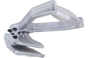 ROBERTS 44479 10-10 - Estrattore per moquette con attivazione manuale di serraggio per tirare il tappeto durante l'installazione o la rimozione, argento