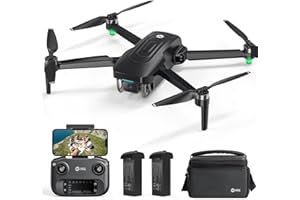 Holy Stone HS175G Drone con Telecamera 8K, Motore Brushless, 60 Minuti di Volo, GPS e Ritorno Intelligente, Drone con Telecamera 4K Professionale, Modalità a 2 Velocità, Batteria Ricarica Rapida, C0