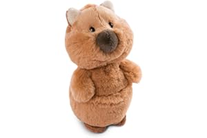NICI-Cuddly Toys Quokka-Mola 22 cm – Peluche animali giocattolo sostenibili bambini – Pupazzo ecologico per i giochi e le coccole della collezione Wild Friends GO GREEN, Singolo, Colore Marrone, 47214