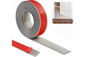 ZTVOWTO 400cm×4cm Threshold Strip,Carpet Door Trim Stripstrips, Floor Transition Strips, Self Adhesive Floor Door Divider Strip, Flat Laminate Profile Flooring Edge Trim Strip(Grey Wood Grain)