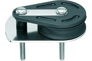 HERM. SPRENGER GMBH Sprenger Poulie plat pont sur platine inox palier lisse cordage 12 mm