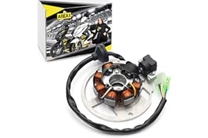 ‎AREA1 Area1 Ersatz Lichtmaschine Stator für 50ccm 2-Takt. Kompatibel mit ATU Explorer Race GT50 Race 2 Speed Iron Hi Spin GE Candy Classic Commodo Cracker Jump K50 Kallio Twister