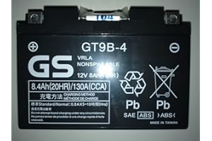 SCONOSCIUTO Batería GS de gel precargada para Yamaha Majesty 400 R6 T-MAX, 500 MT-03 y XT 660 - GT9B-4