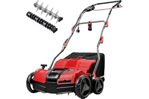 Einhell elektrisk vertikal fläkt GE-SA 1640 (1 600 W, 40 cm arbetsbredd, upp till 12 mm arbetsdjup, höjdjusterbart hål, 48 L