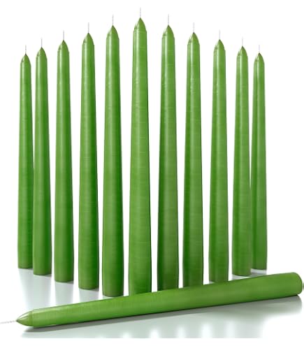 Bougies Coniques D 39 Light Online, Lot 12 Pièces, Premium