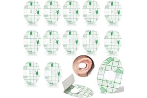 HXLJHALG 60Pcs Ear Covers for Shower, Baby Kids Waterproof Ear Stickers Ear Protectors with Waterproof Cotton, Baby Ear Protection for Bath