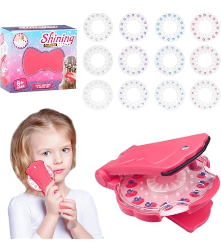 Kit Bedazzler Norhogo – 180 Pierres Précieuses Scintillantes Pour Cheveux + Applicateur – Accessoire Coiffure Fun Pour Filles Et Ados