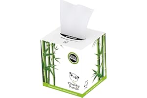 The Cheeky Panda Taschentücherbox | Tissue-Box aus Bambus | 56 Taschentücher