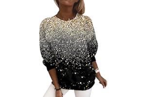 HAXNOHEY Pull de Noël Femme Moche Sweat de Noel Femme Ugly Christmas Sweat de Noël Femme Lumineux Grande Taille Rigolo Moche Oversize Pullover Sweatshirt Sweat-Shirt Noel Pull-Over de noël Femme