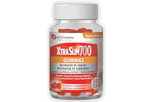 Quemador de Grasas Extra XTRASLIM 700 GUMMIES, 60 Caramelos de Goma - Forté Pharma