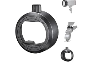 Godox S-R2 förbättrad On-Camera Flash Round Head tillbehör adapterhållare för Godox AD200 AD200Pro AD200Pro II V860III V850II