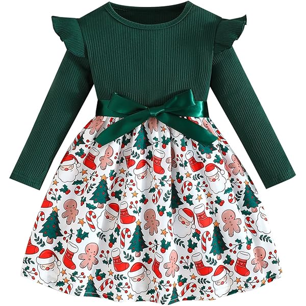 JiAmy Meisjesjurk met lange mouwen voor kinderen, party, tule, prinsessenjurk, verjaardagsjurk, ronde hals, meisjes, herfstkleding voor 2-7 jaar, Donkerblauw, 4 Jaar