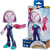 Marvel Spidey and His Amazing Friends s&uuml;per b&uuml;y&uuml;k 22,5 cm Ghost-Spider aksiyon fig&uuml;r&uuml;, 3 yaşından b&uuml;y&uuml;k erkek ve kız &ccedil;ocuklar