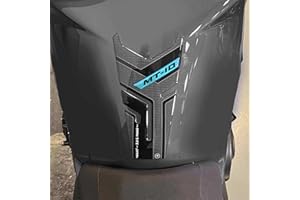 labelbike - 3D Sticker Motorcycle Tank Pad Protection and Decoration in Resin Compatible with Yamaha MT-10 2022-2023 - Color Cyan