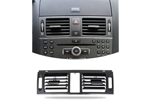 EULIMBQS Copertura di uscita della griglia dell'aria centrale anteriore per Mercedes Benz W204, sostituzione del pannello di copertura della presa d'aria della griglia di sfiato AC per Classe C C300 C180 AMG