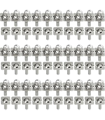 PATIKIL AA/A/CR2/9V Batterie Metallo Batteria Molla Contatto - Foto 9