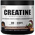 AS-T-IS ATOM Creatine Monohydrate Powder 250G-80 Servings | Dope Free | Enhances Performance | Promotes Muscle Gains | Coffee Fusion Flavour