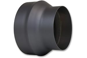 LANZZAS Élargissement pour tuyau de poêle de 150 mm à 200 mm, couleur : gris fonte (diamètre : 150 mm)