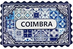 WEDARE MAGNET SOUVENIR Coimbra Portugal imán 3D para nevera de resina, recuerdo de viaje, hecho a mano para decoración del hogar y la cocina, imán para nevera de Coimbra