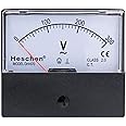 Heschen Rectangular Voltmeter Analog Panel Volt Voltage Meter 670 style AC 0-300V Class 2.5