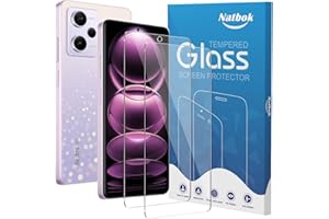Natbok 2-pak szkła hartowanego do Xiaomi 13T/13T Pro / Redmi Note 12 Pro, osłona ekranu, twardość 9H, ultra odporne, odporne na odciski palców, bez pęcherzyków powietrza, HD-Clear, pełne pokrycie
