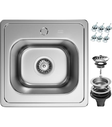 Dometic Smev Évier en acier inoxydable avec couvercle