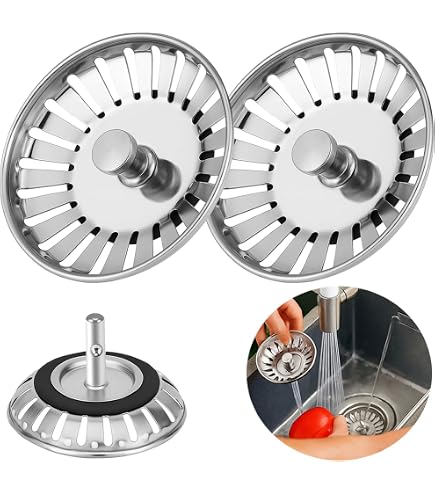 IKEA LILLVIKEN Bouchon D'Évier En Métal Argenté - Garantie 25 Ans Diamètre 8 Cm