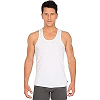 Jockey Men's Cotton Vest  (Pack of 3) (Modern Classic)(Colors & Print May Vary)