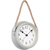 Technoline Lifestyle WT 7130 Decorative Wall Clock Nostalgia Maritime with Cord Grey 22 cm