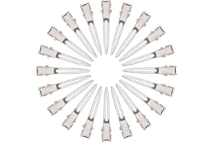 Wendergo 50 Pcs Hair Clips for Curls, 1.75 Inch Silver Metal Hair Clips, Hair Pins Curl Section Clips Makeup Hair Clips for Hair Extensions DIY Hair Accessories