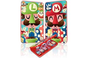 IQIIN Funda para tarjeta de interruptor, almacenamiento de tarjetas de juego para Nintendo Switch, nueva funda protectora para tarjeta delgada portátil 3D Dynamic Vision 24 tarjetas de juego, 24 tarjetas TF