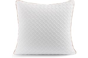 Twirest Pillow 80 x 80 cm (1 Set), Memory Foam Pillow - Filled Sleeping Pillow, Height-Adjustable Pillow with Zip, Removable/Washable Cushion Cover