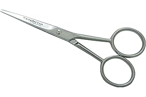 Ciseaux Barbe et Moustache 11,5 cm Acier Chromé - Tenartis Fabriqué en Italie