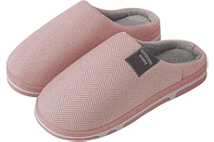 DSQSasahip Pantoufle Femme Maison Chaussons Femme Hiver Pantoufles Confortable Chaussons en Peluche Chaude Doublure Chaussures Femme Intérieur Hiver Accueil Slippers