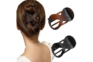 ‎YPKIA Haarklammer Mittelgroß Französisch Haarklammern Set Haarspangen Damen Groß Dickes Haar-accessoire Für Frauen Mädchen（Schwarz,Schildpatt）