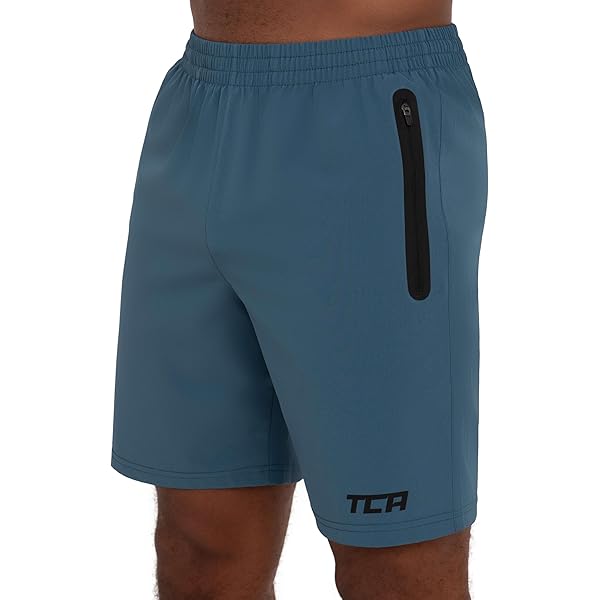 Short De Sport Pour Homme HomyComy - Léger, Séchage Rapide - Course à Pied, Fitness, Running - Avec Poches Latérales