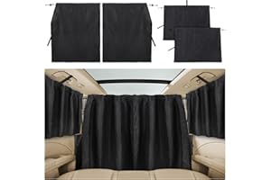 ZATOOTO Tende Divisoria Privacy Auto Set di 3, Tendine Parasole Auto Bambini, Tenda Oscuranti per Camper Finestrini per Viaggiare Grande 180 x 110 cm