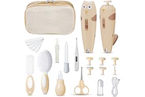 Lictin Lime à Ongle Électrique Bébé 26 en 1, Kit de Coupe Ongle Bébé, Ensemble de Coupe et de Soins des Ongles pour Bébé, Adapté aux Nouveau-nés, aux Enfants et aux Adultes