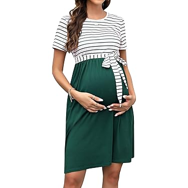 Zwangerschapsjurken Supermom KOJOOIN Zwangerschapsjurk Katoen - Main Image