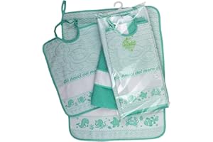 Bubabù COM109-VER Completo Asilo Amici del Mare, Verde Acqua, 3 pezzi